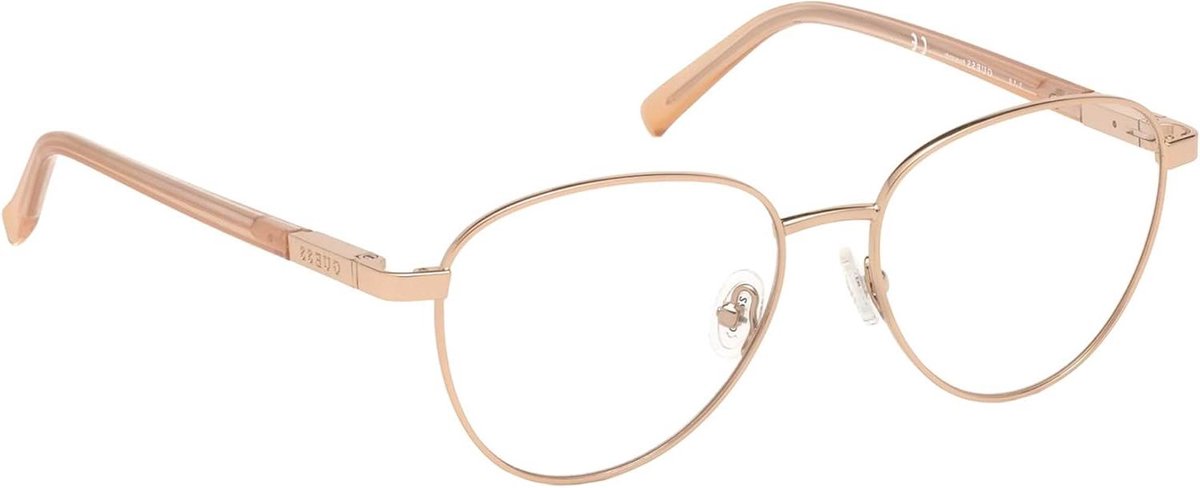 Unisex Brilmontuur - Kijkaccessoire - Dagelijks Gebruik - Lichtgewicht Ontwerp - 51/15/135 - Roségoud