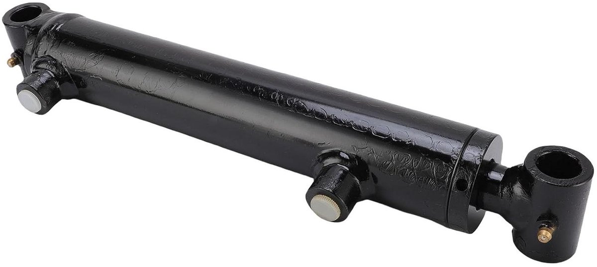 Hydraulische Cilinder - Dubbelwerkende Cilinder - Landbouw Machines - Roestvrij Staal - 1.5 Inch Boring - Zilver
