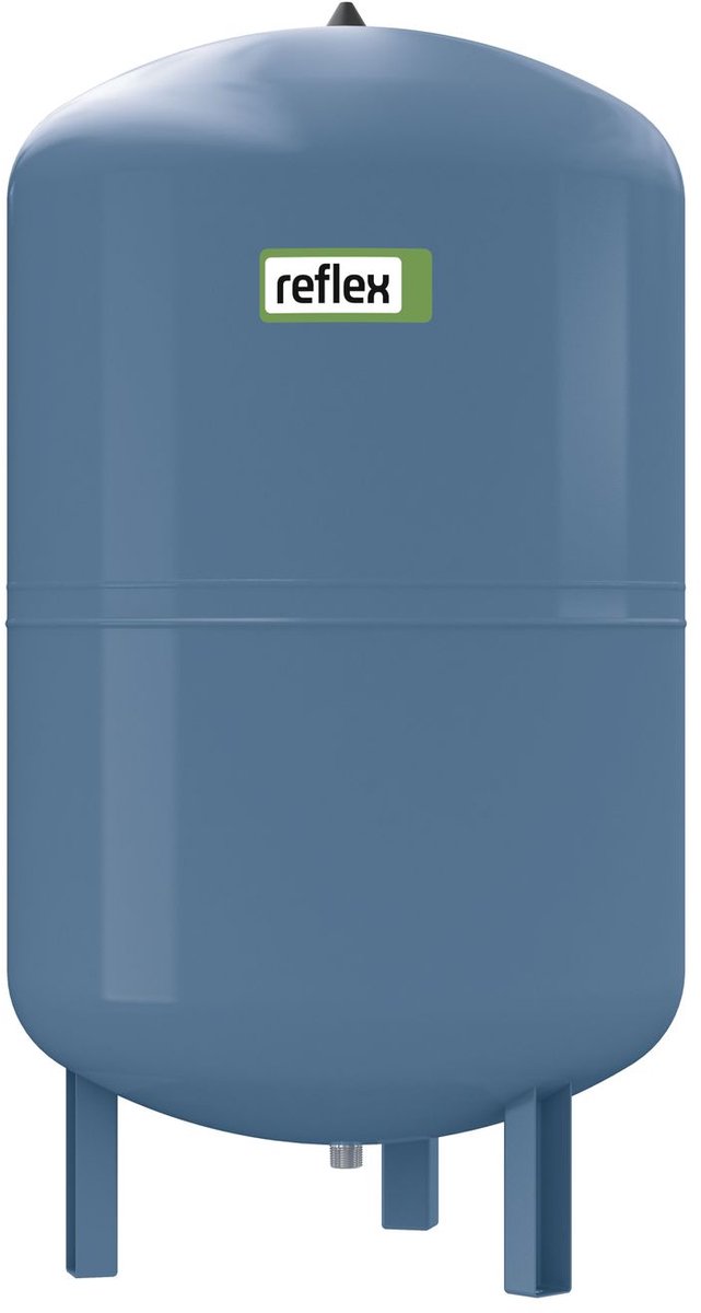 Reflex Winkelmann Reflex Refix DC 100, niet-doorstroomd membraandrukexpansievat, blauw, 10/4 bar, 7309800