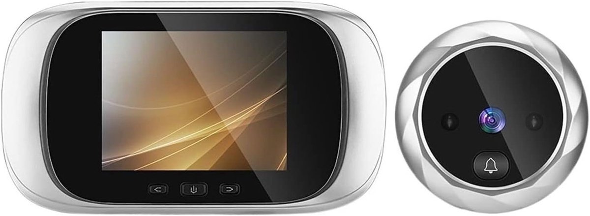 Digitale Deurcamera - Kijkgaatje Monitor - Veiligheid Thuis - Nachtzicht Functie - 2.8 Inch LCD - Zwart
