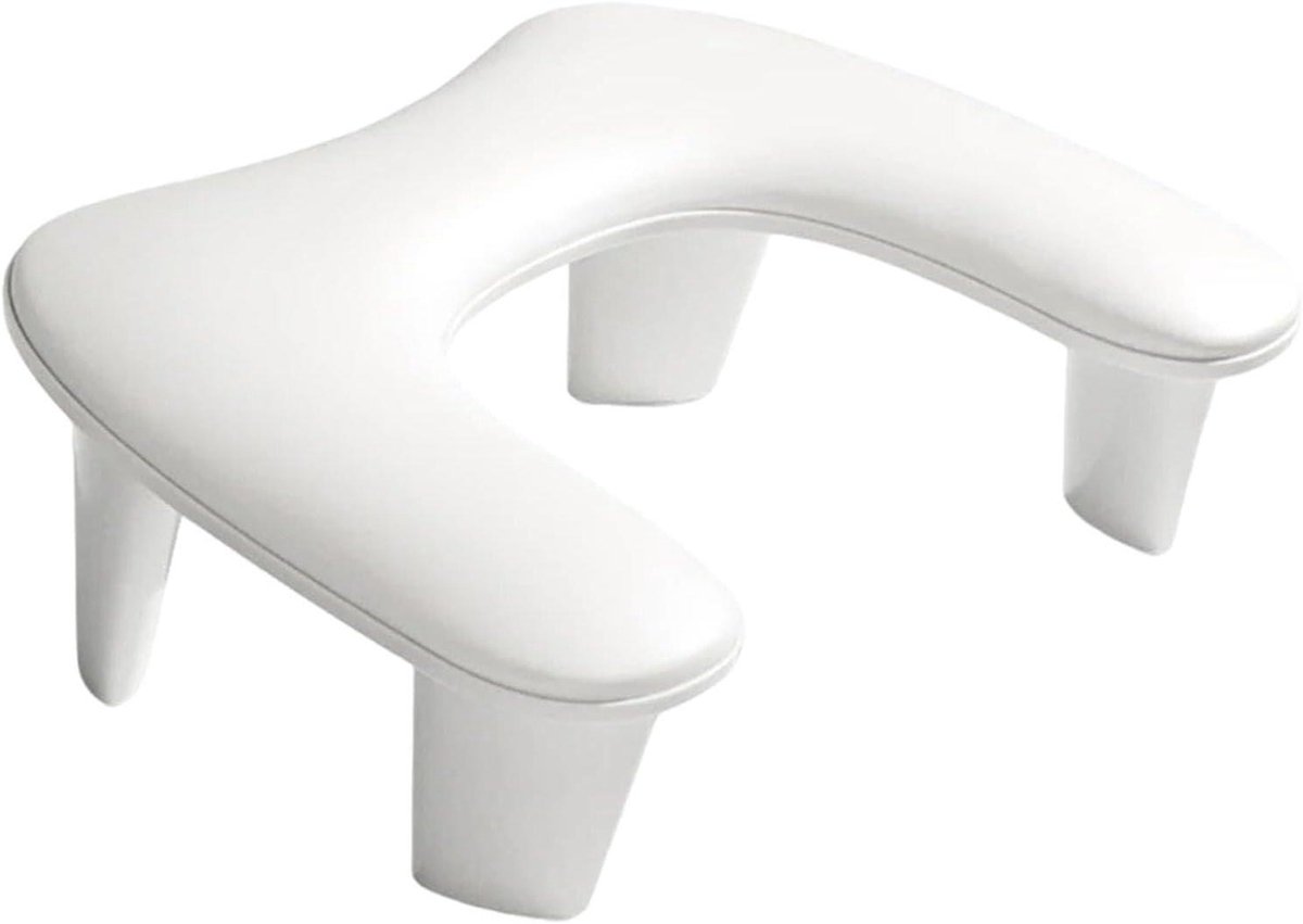 Handsteun Nagelkussen - Manicure Houder - Nagelverzorging Thuis - Afneembaar Statief - 46 x 31 x 6 cm - Wit