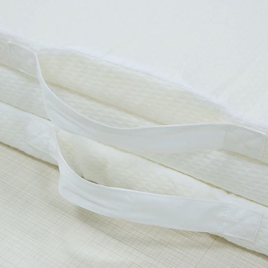 Vouwmatras - Gastenmatras Opvouwbaar - Comfortabel Slapen - Traagschuim Bovenlaag - 200 x 100 cm - Veelkleurig — afbeelding 2