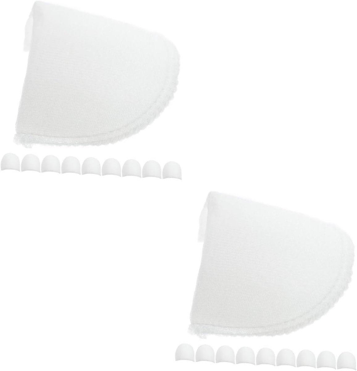 Schouderpads - Kledingpads Versterkers - Kleding Verbeteren - Zelfklevend - 20 Paar - Zwart