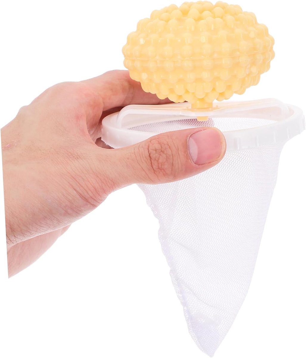 4 stuks Haarverzamelaar voor Wasmachine, Herbruikbaar Drijvend Filter, Haarverwijderaar voor Huisdieren, Compatibel met Wasmachines, Eenvoudig Onderhoud