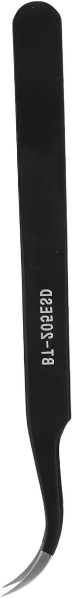 BT-205ESD Roestvrijstalen Elleboogpincet Pincet Pincet Antistatische Ambachtelijke Pincet Anti-magnetisch Laboratoriumwerkgereedschap 120 Mm