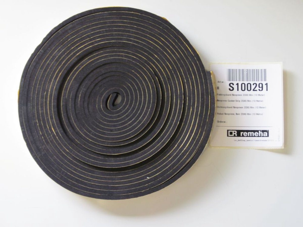 Remeha Pakking 20x6mm - 10m, S100291