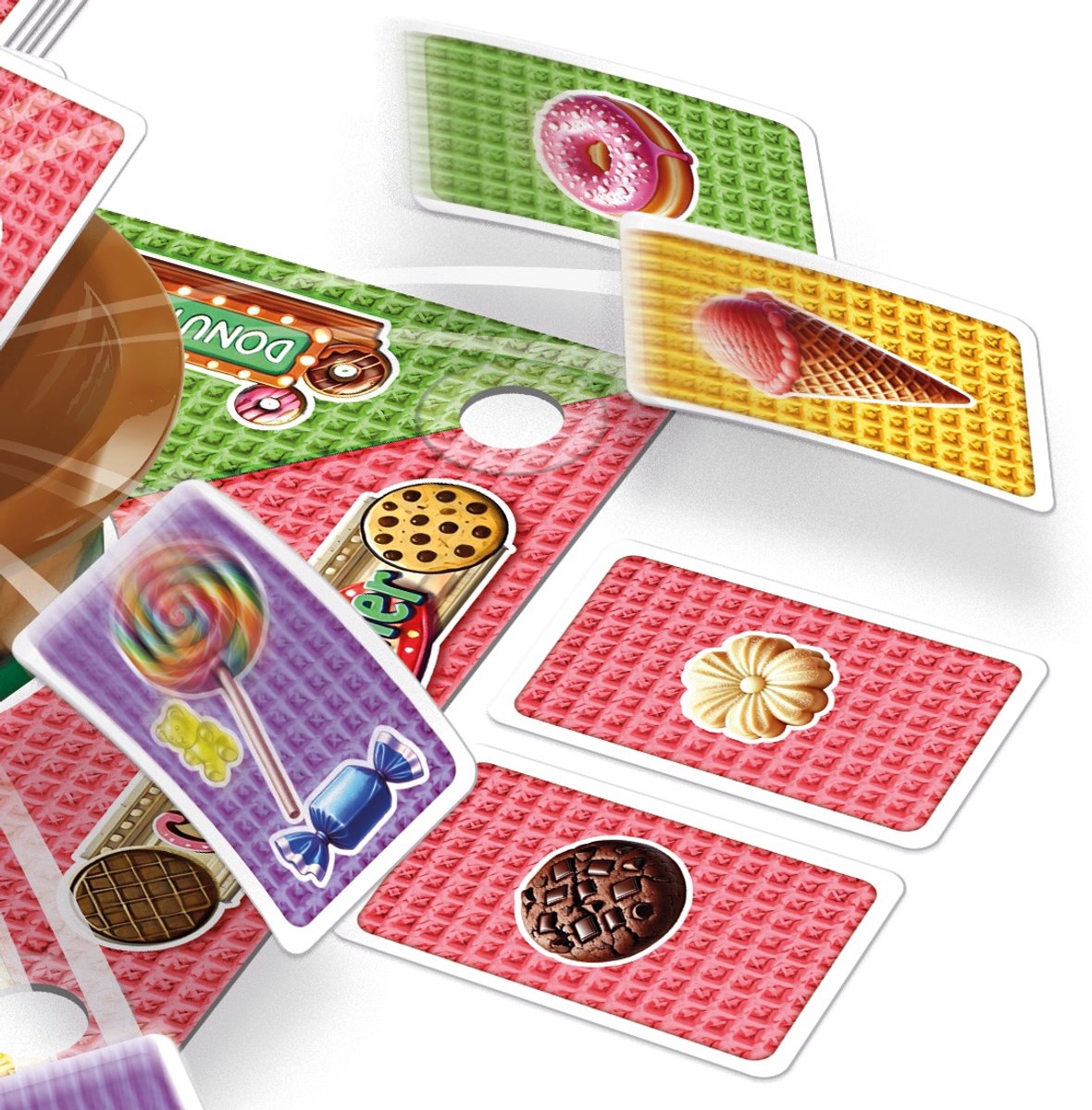 Tactic Snarf - Bordspel - Strategisch Kaartspel - Familiespel - Vul de Snoepwinkels en Stuur het Varken - Actiekaarten, Tactiek en Verrassende Wendingen - 2 tot 4 Spelers - Vanaf 6 Jaar — cadeau in Spellen & Speelgoed - foto 4