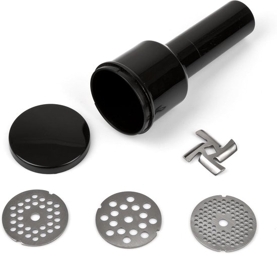 Accessoires Vleesmolen - Vleesmolen Onderdelen - Verse Producten Maken - Aluminium Frame - 3 Schijven - Zilver — afbeelding 4