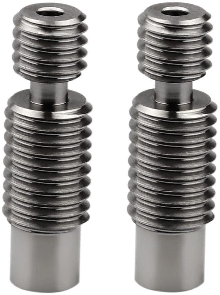 3D Printer Onderdeel - Heatbreak Keel - Precisie Printen - Titanium Legering - 2 Stuks - Metaal