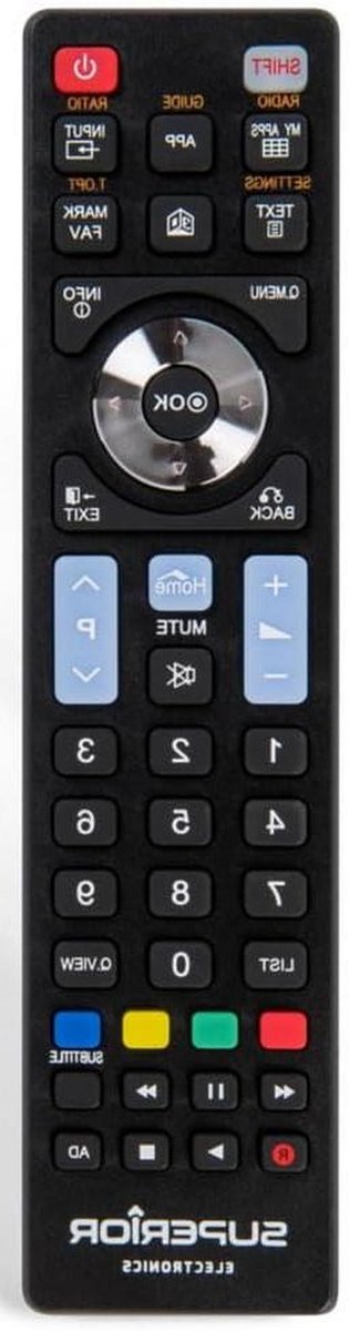 Universele Afstandsbediening - TV Afstandsbediening - TV Bediening - Plug and Play - Niet gespecificeerd - Zwart
