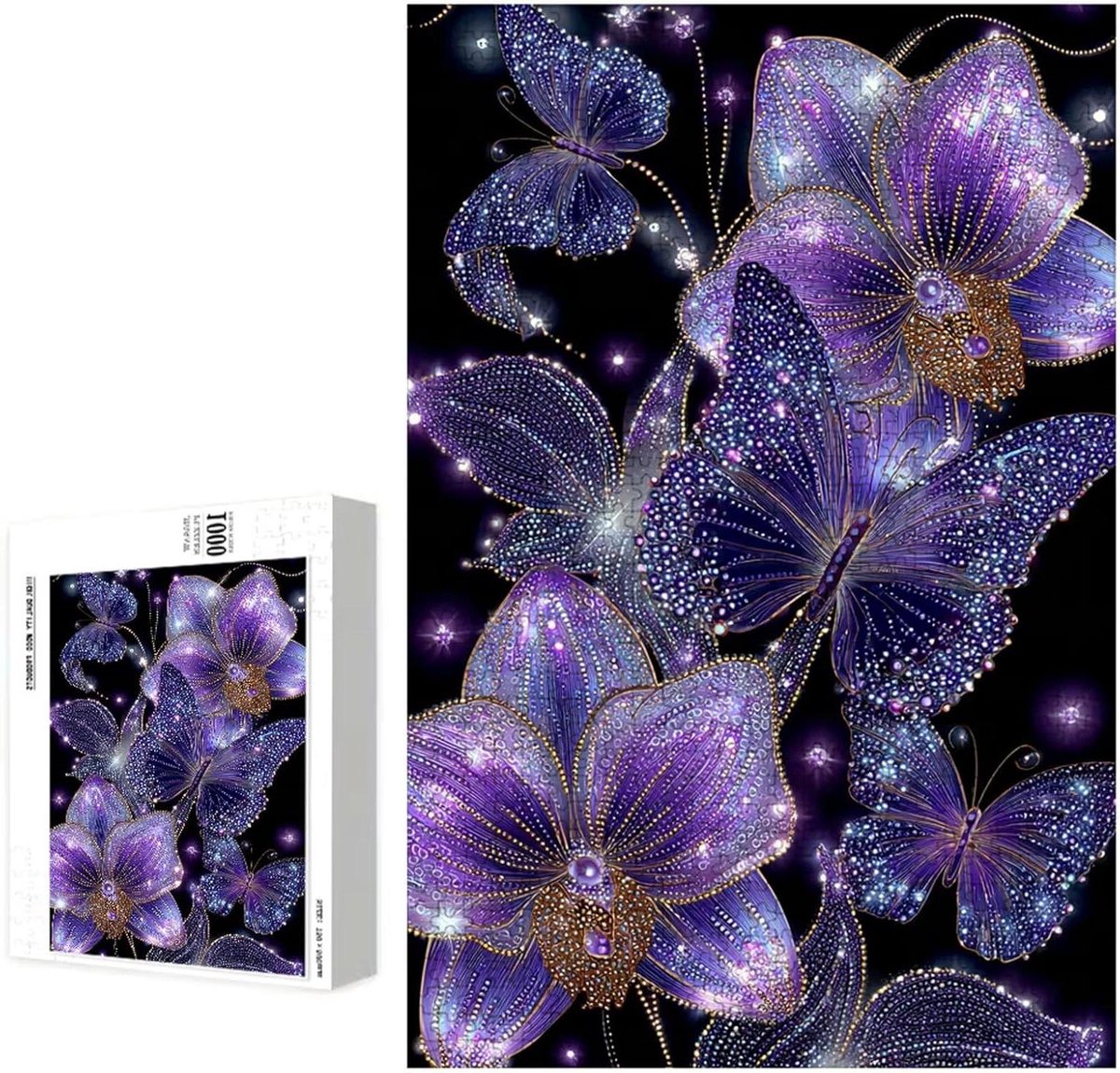Houten Puzzel - Volwassenen Puzzel - Ontspanning Hobby - 5000 Stukjes - 181x105 cm - Bloemenmotief