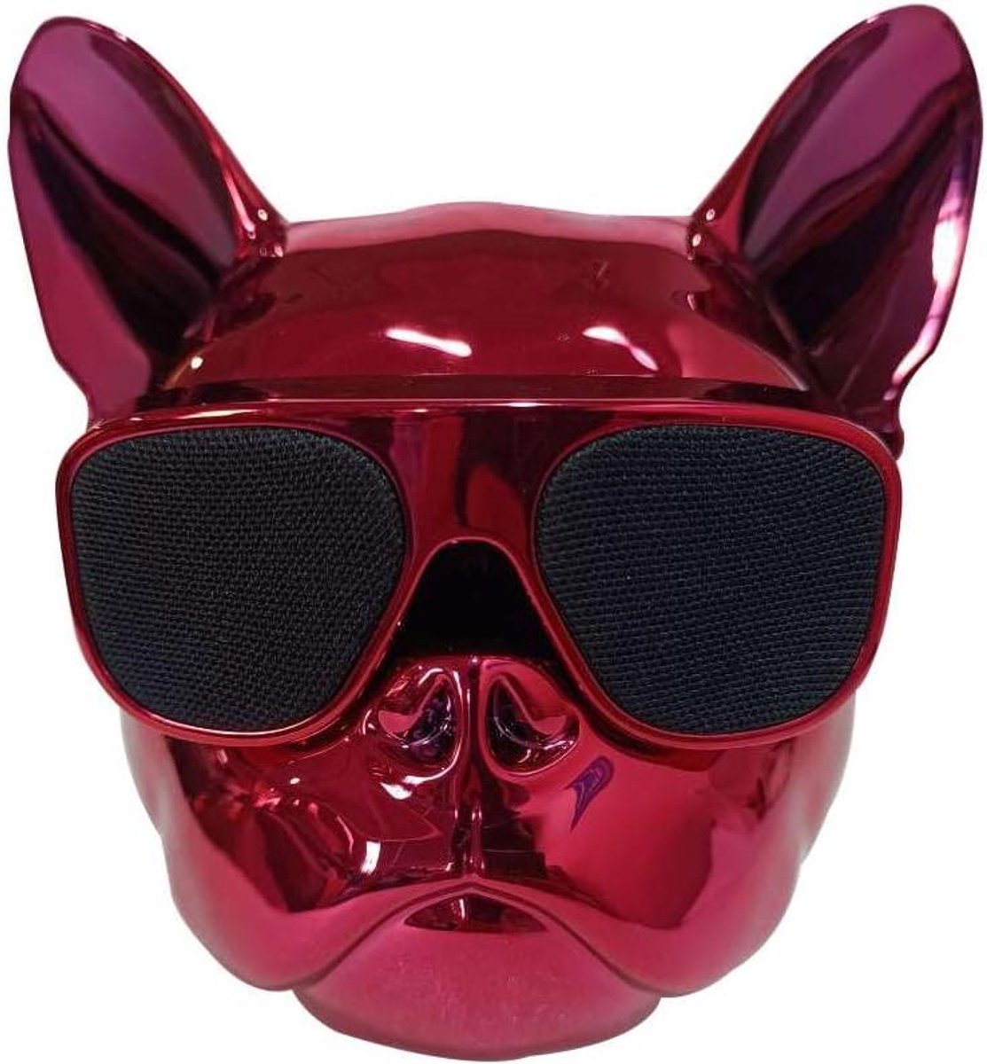 Bluetooth Speaker Hond - Draadloze Speaker Geluid - Muziek Afspelen Radio - Uniek Hond Ontwerp - 13.6 cm - Rood