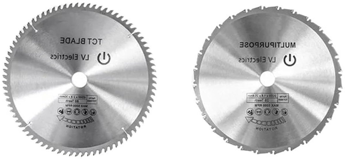 Houtzaagblad - Cirkelzaagblad - Houtbewerking - Hardmetalen Tanden - 250 mm 48T - Metaal