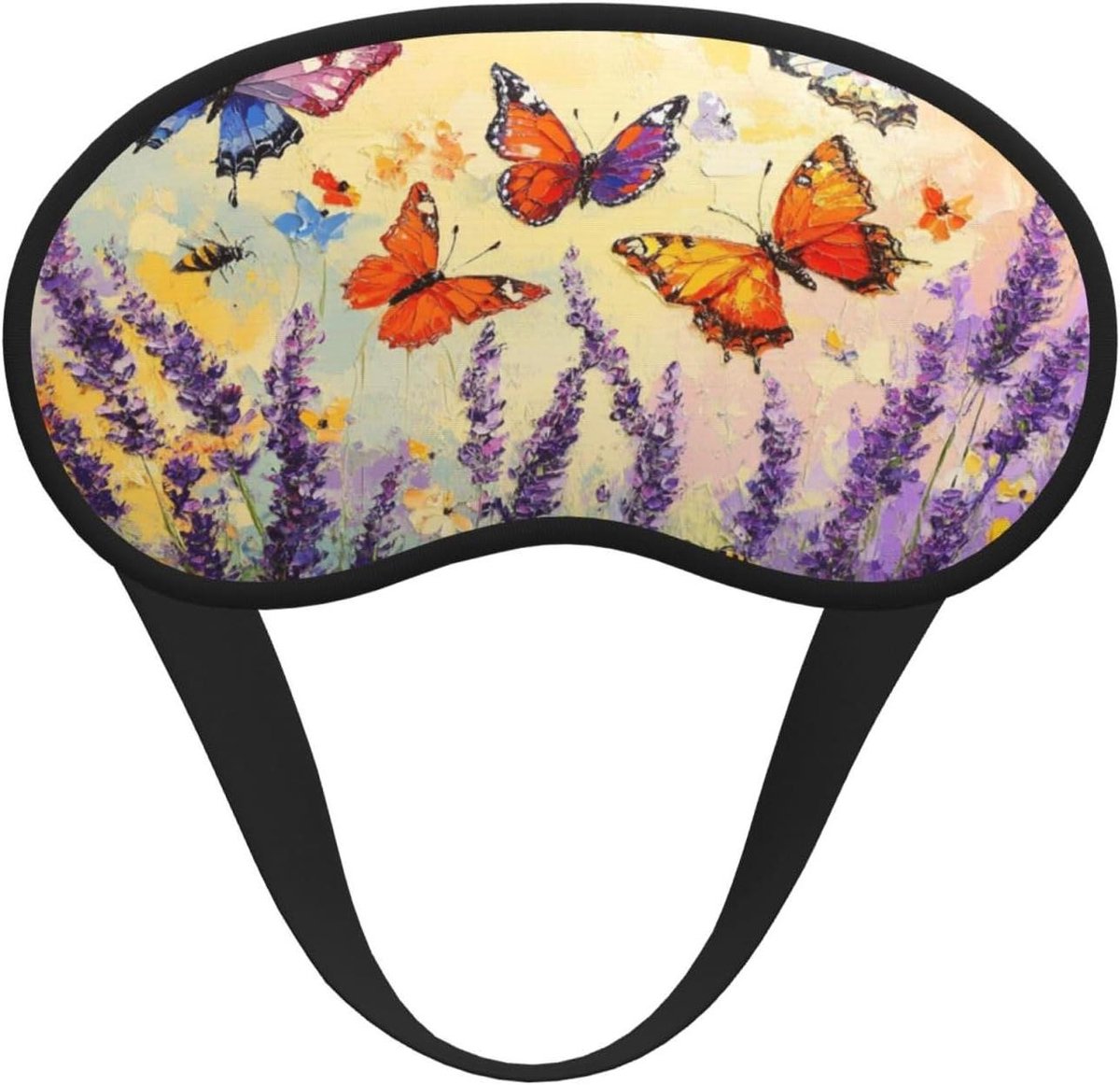 Slaapmasker - Nachtblinddoek - Ontspannen Slapen - Superieure Lichtblokkering - 19.99 x 14 cm - Paars