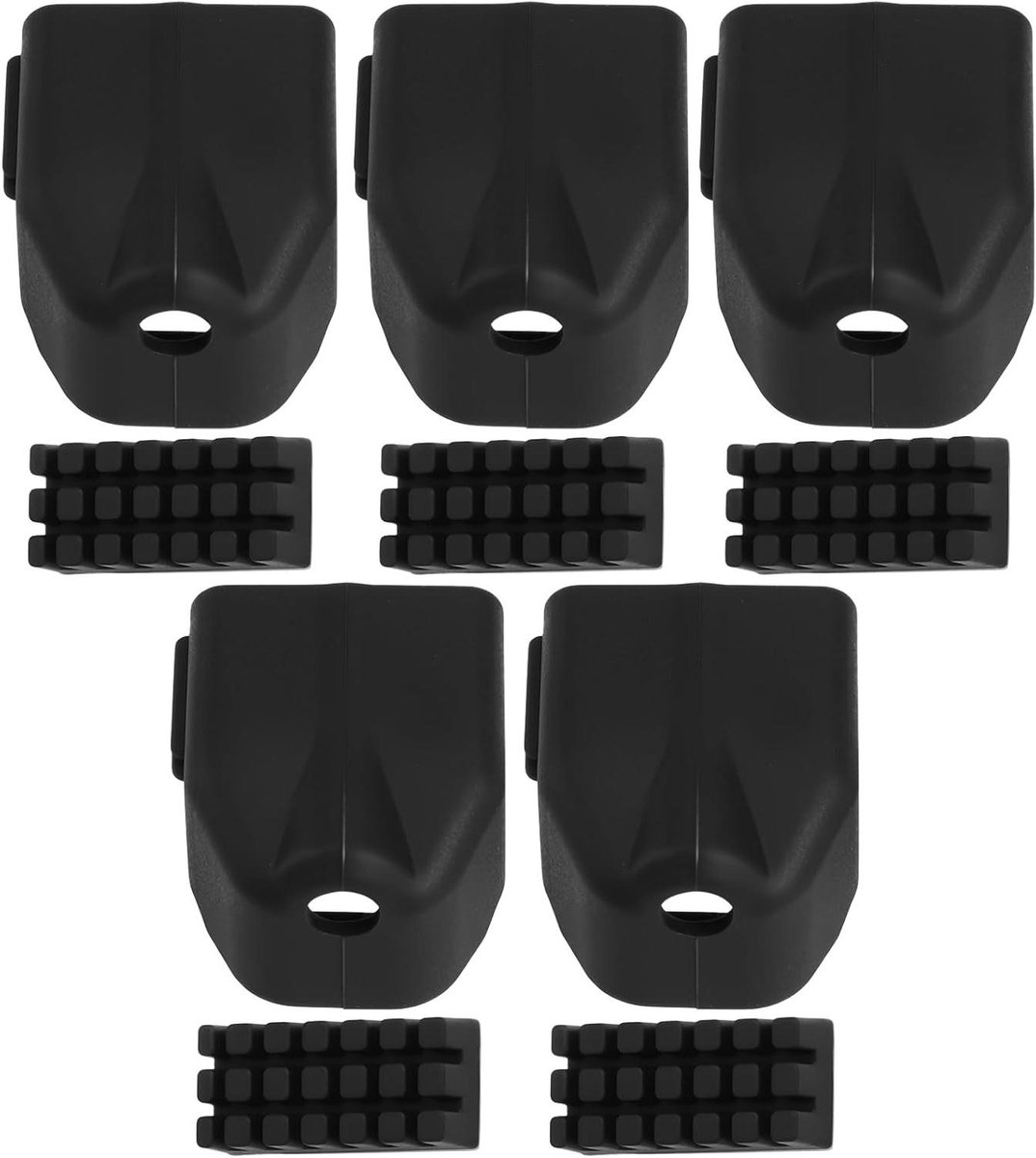 3D Printer Mondstukhoezen - Hotend Sokken Reinigingsborstels - 3D Printen Verbeteren - Hittebestendig tot 300C - 5 Stuks - Zwart