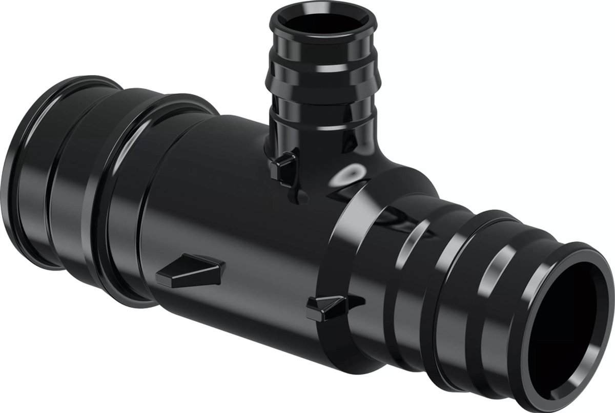 Uponor Q&E T-stuk gereduceerd PPSU 40-20-32, 1008707