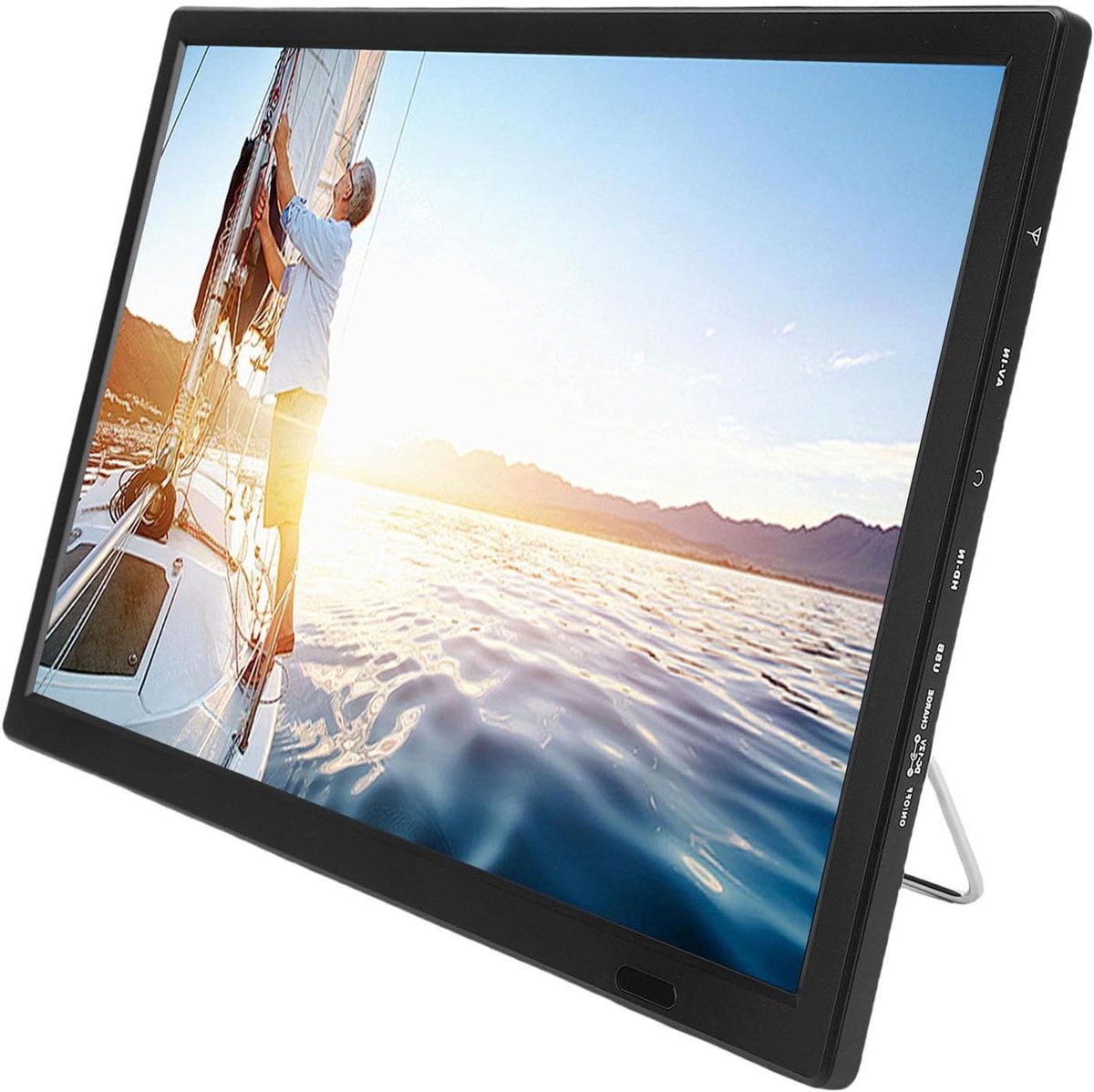 Smart HD TV - Mini Televisie - Entertainment Binnen Buiten - Ingebouwde Digitale Tuner - 15.4 Inch - Wit