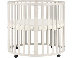 Puck Ronde Box - Oatmeal - Inclusief Matras