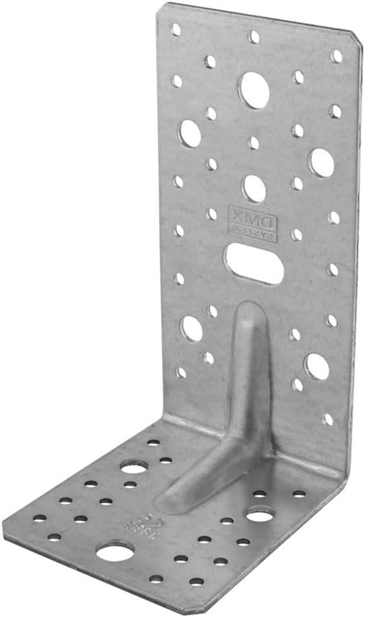 Versterkte Hoekbeugels - Metaalverbindingen - Houtverbindingen Verstevigen - Hoge Buigsterkte - 10 Stuks - Zilver