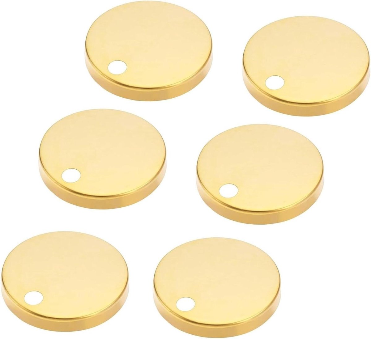 Toiletbril Scharnieren - WC-bril Bevestiging - Badkamer Onderhoud - Roestvrij Staal - 60 mm - Goud