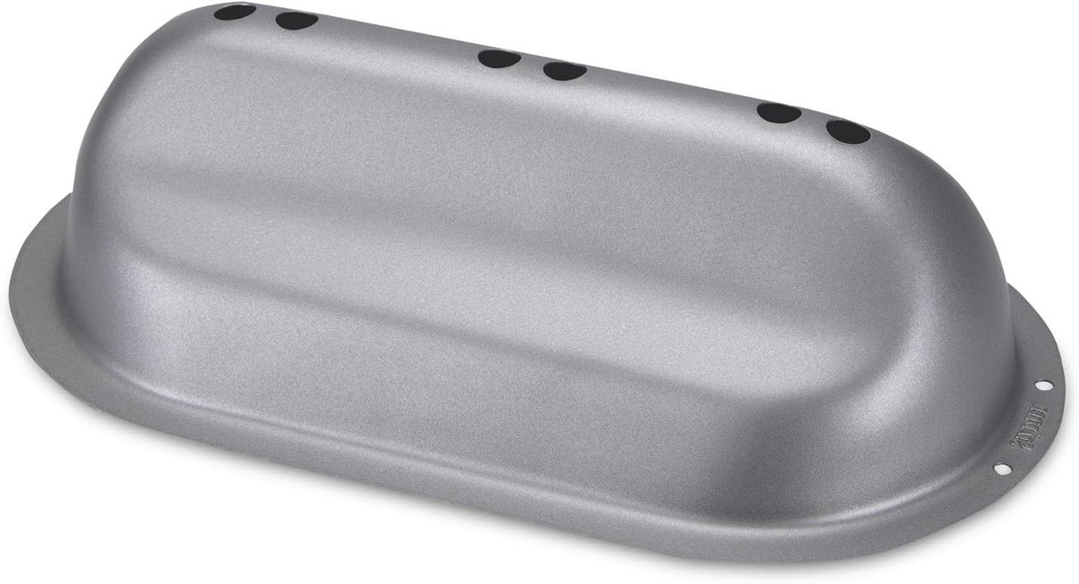 Bakvorm Noppenkap - Stollenbakvorm Rondo - Taarten Bakken - Antiaanbaklaag - Rechthoekig - Zilver