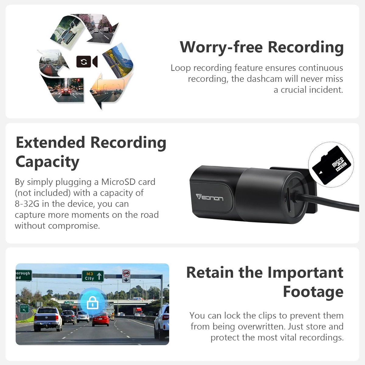 Dash Cam - Auto Recorder Camera - Veilig Rijden - 120 Graden Groothoek - 1280 x 720P - Zwart – foto 4