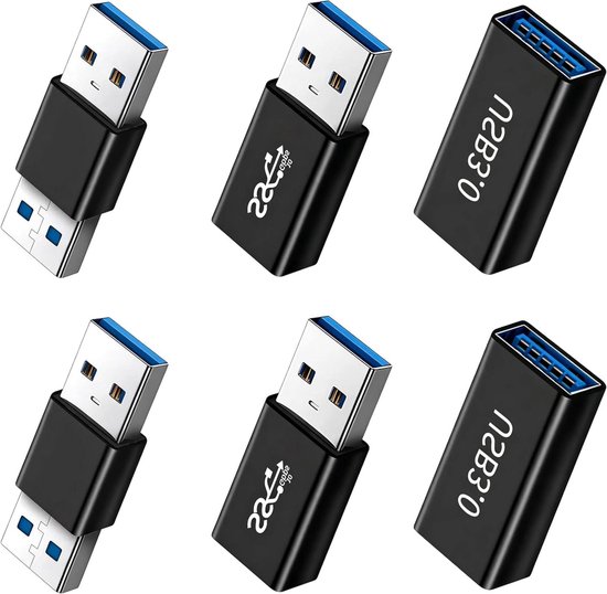 Universal Usb Adapter Set USB Adapter Set - Adapter Koppeling - Gegevens Overzetten - 6 Delige ...