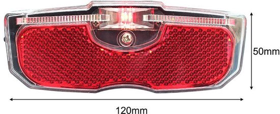 2 Stuks Fiets Achterlicht - LED Fietsverlichting - Batterij Niet Inbegrepen - Veiligheidswaarschuwingslichten - Fietsachterlichten - Fietslamp - Achterlamp - Geschikt Voor Racefietsen, Fietsen, Kinderfietsen En Mountainbikes - Rood — afbeelding 4