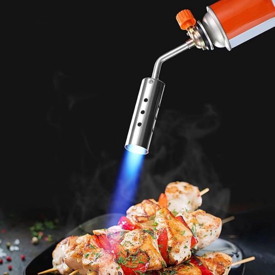 Onkruidbrander gaspatronen met winddicht vlamapparaat van roestvrij staal, groot oppervlak, ideaal voor wieden en grillen van Merkloos	 — afbeelding 5