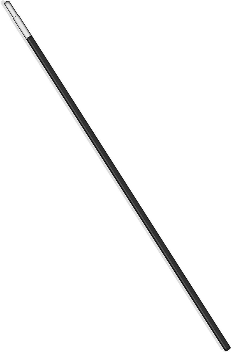 Tentstokgedeelte Glasvezel - Tentstok Vervanging - Kamperen en Hiking - 9.5mm Diameter - 650 mm Lengte - Gevaar