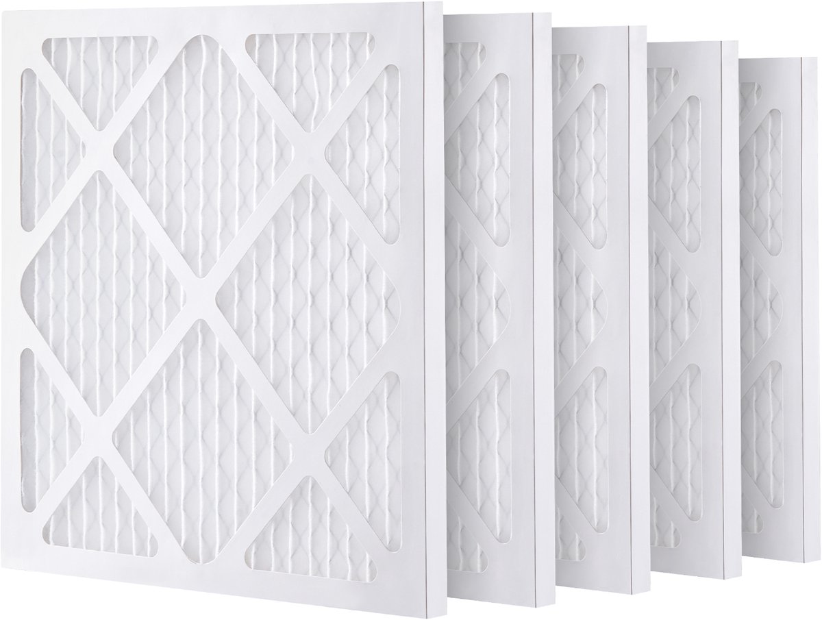 VEVOR Actieve Koolfilter, 5 Stuks, 40x40cm Luchtfiltervervanging, Filters Met Hoog Rendement Niveau 1, Compatibel Met Bluedri en VEVOR Scrubber, Luchtreiniger, Apparatuur voor Herstel van Waterschade