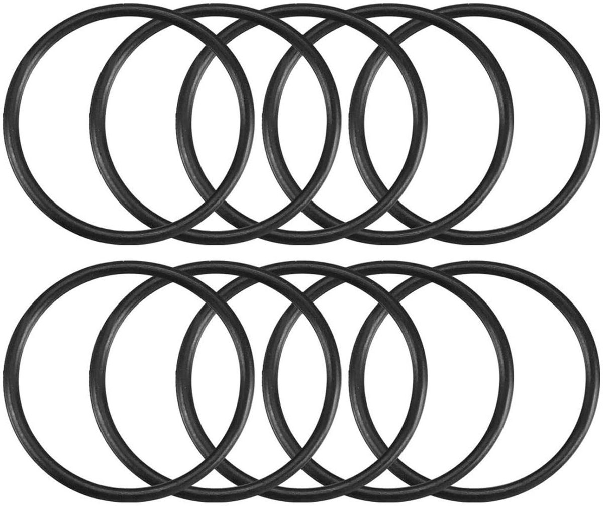 Nitrilrubber O-ringen - Rubberen sluitringen afstandhouders - Lekkages voorkomen - Hoge temperatuurbestendigheid - 43 mm buitendiameter - Zwart