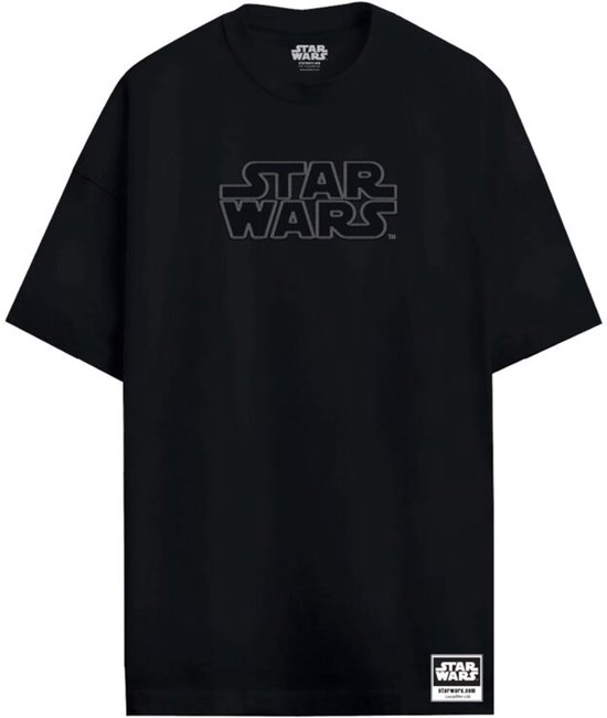 Star Wars Logo Heren T-shirt - zwart - L
