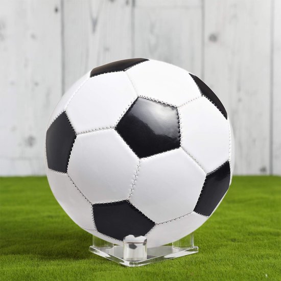 Acryl basketbalring - rugbybalstandaard - driehoekige voetbalhouder - transparant - acryl voetbaldisplaystandaard - driehoekige bolvormige standaard - voor het tentoonstellen van volleyballen, voetballen en rugbyballen. — afbeelding 5
