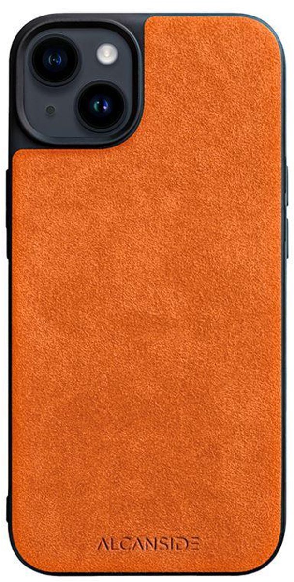 iPhone 12 Mini - Alcantara Back Cover - Orange