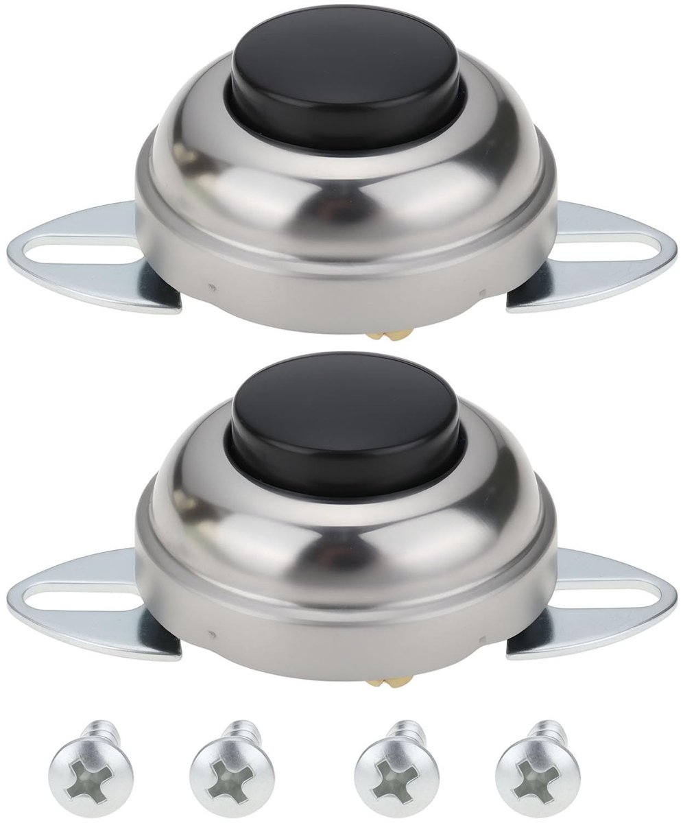 Jhubersproducts - Waterdichte Drukknop Schakelaar - 12V/24V - Geschikt voor Auto en Boot - Drukknop Schakelaar - Duurzaam en Betrouwbaar - 2 Stuks - I