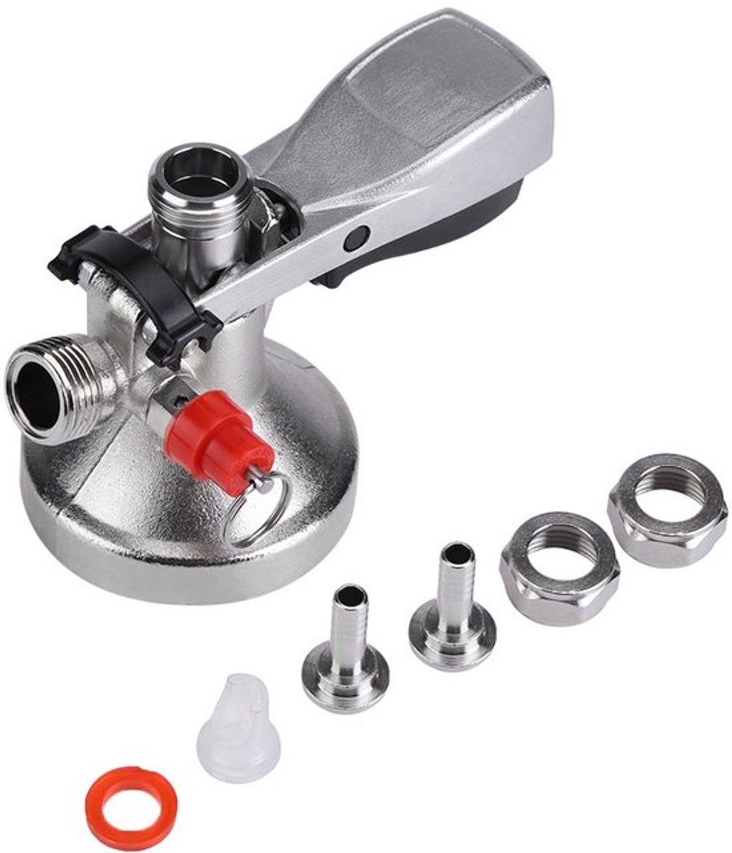 G-Type Vat RVS Koppeling Tapbierdispenser met Luchtventiel voor Thuisbars