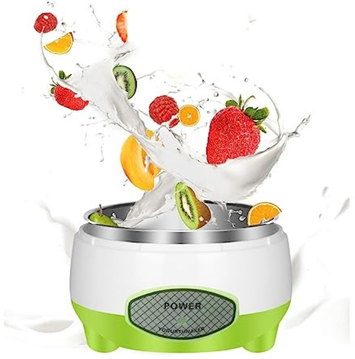 Dailygoods - Yoghurt Maker - Biologische Yoghurt Maker - Efficiënt - Geschikt voor thuisgebruik - Kaasmaker - 15W Yoghurt Maker - Franse en Gri...