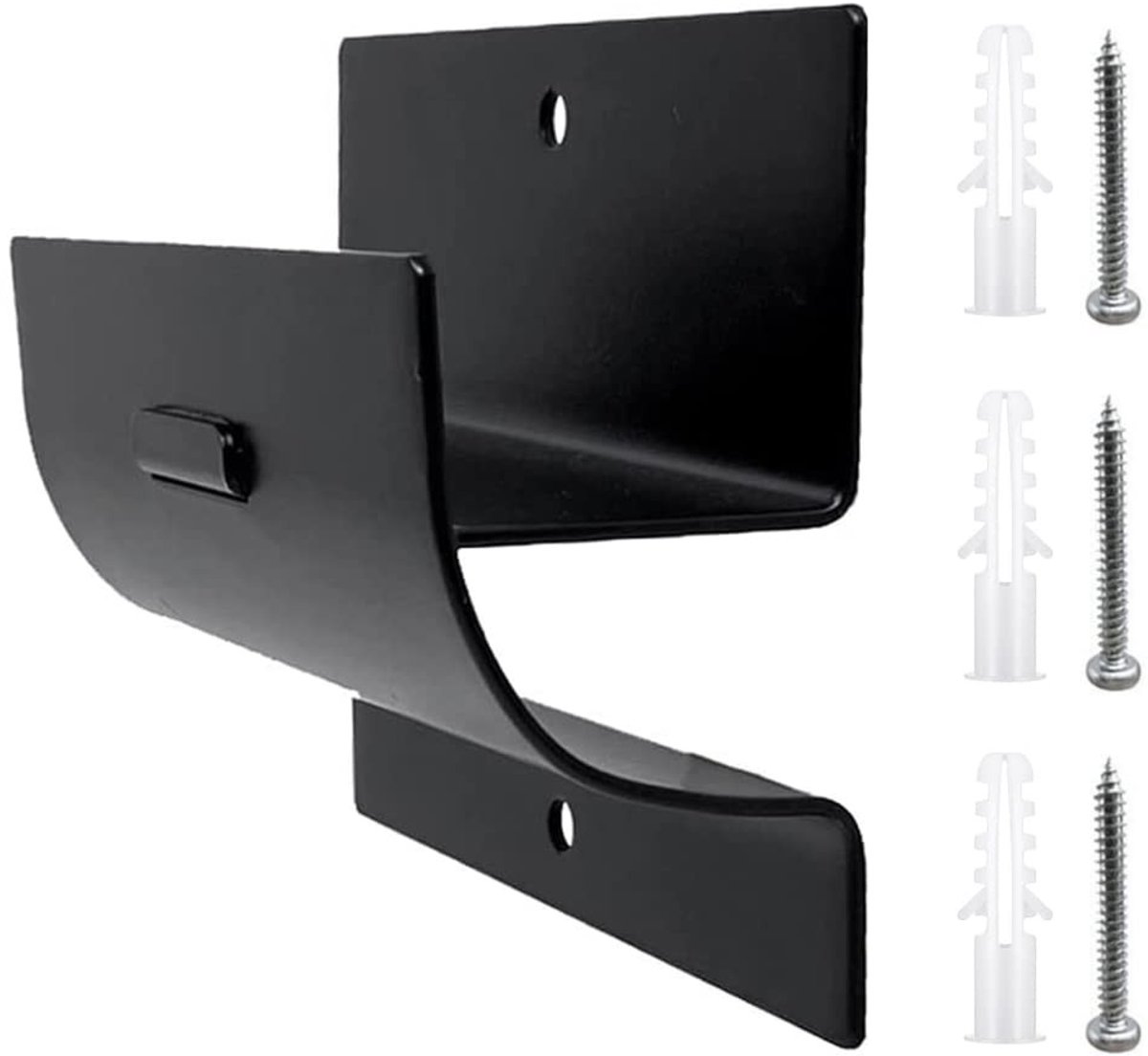 Livia home - Wandmontage Ladder Grabber Opslag Haak - Heavy Duty Metalen Ladder Organizer - Robuust en Duurzaam - Ideaal voor Garageopslag - Tot 22,7