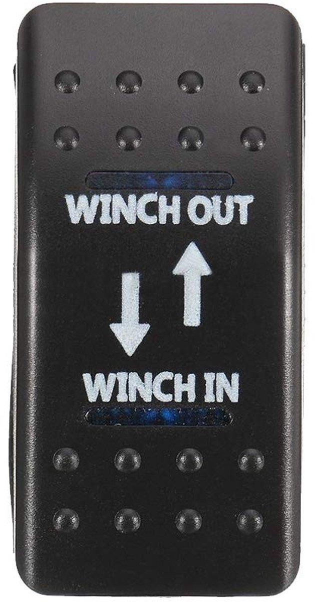 Smoakez - LED Rocker Switch - Verlichte Schakelaar - Voor Auto - 12V - Schakelen - Kwaliteit - Auto-accessoires - Zwart