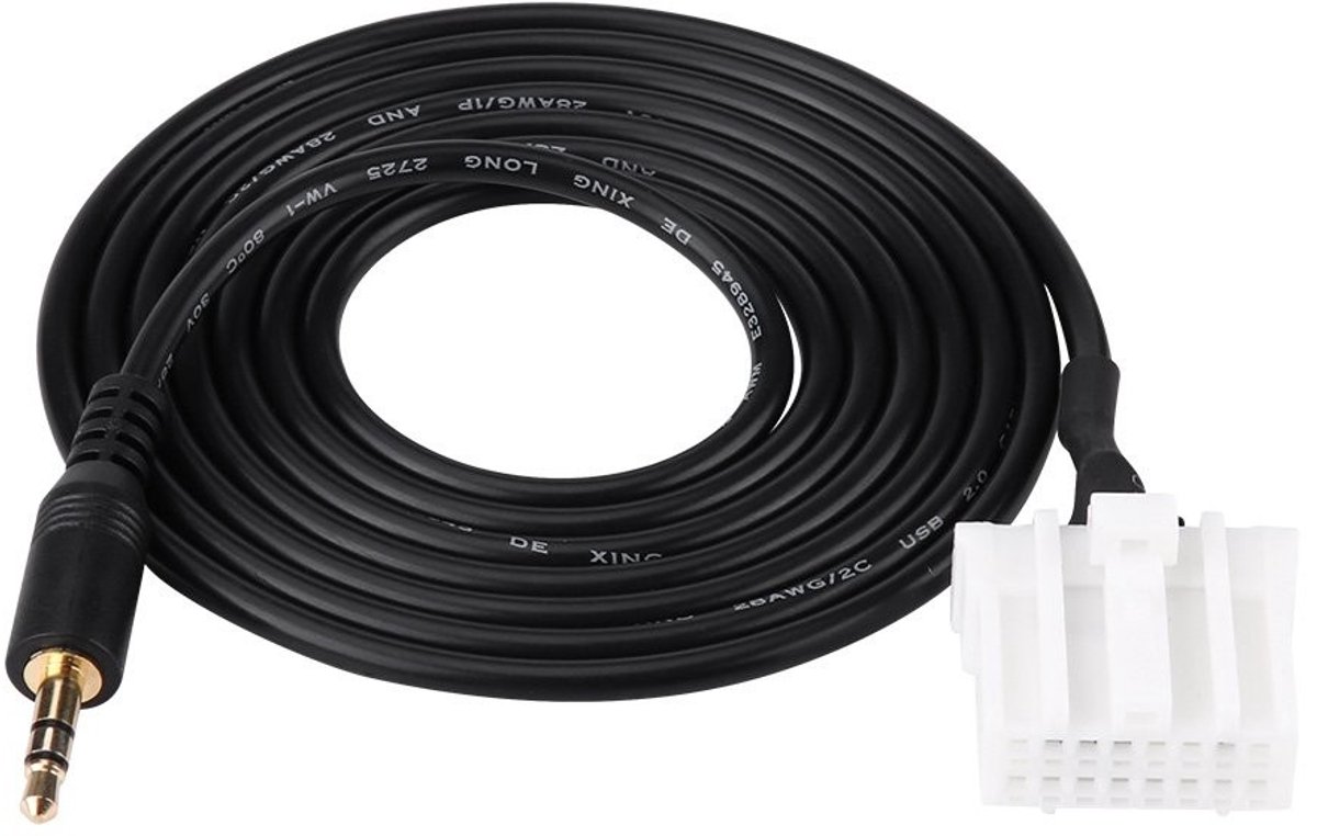 Livia home - Audio Kabel - 3.5mm Jack - Duurzaam en Betrouwbaar - Populaire Kleur - Auto Accessoire - Geschikt voor MP3 Speler -