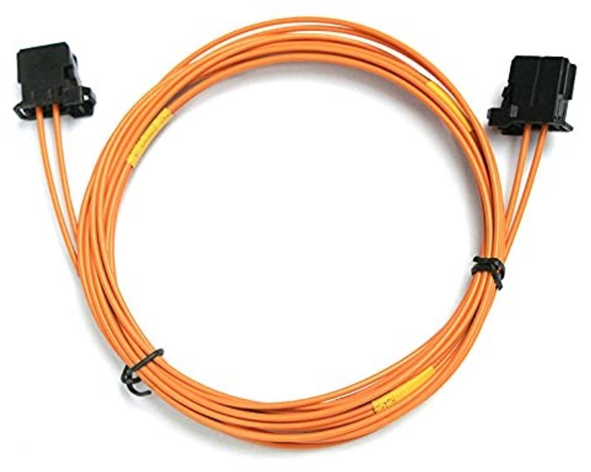 Dailygoods - Car Fiber Optic Cable - Bypass Adapter - 1m - Hoogwaardige Kwaliteit - Mannelijk tot Mannelijk - Voor Auto Diagnoses - Geschikt voor Voer