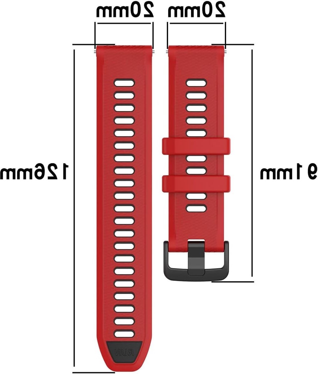 22mm Quick Release Horlogeband Geschikt voor Garmin Forerunner 265, 965 en 255 - Comfortabel, Duurzaam en Stijlvol