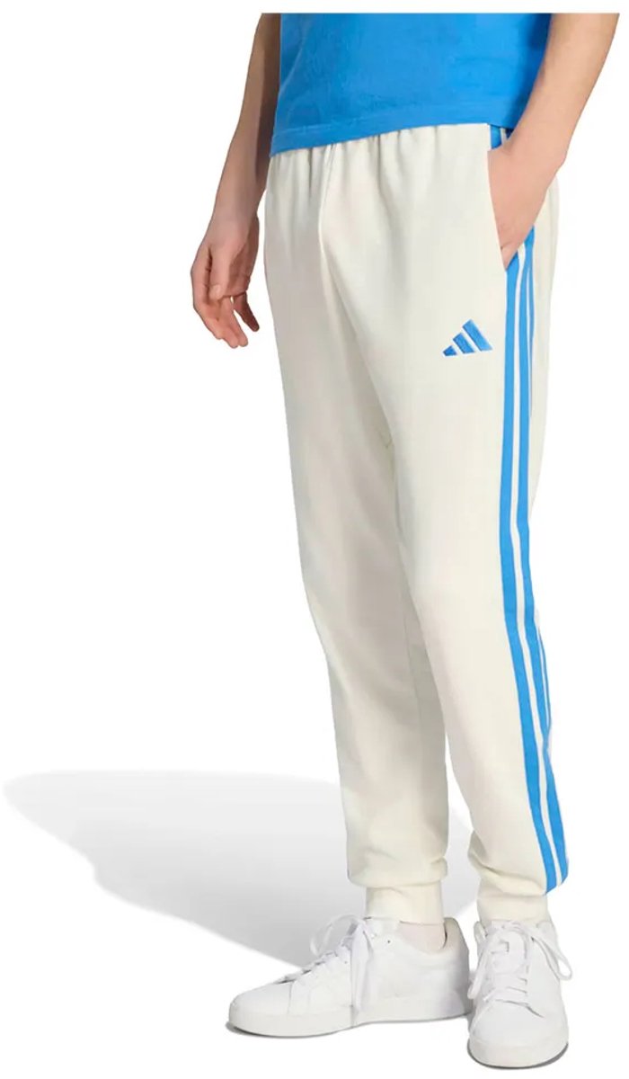 Adidas Essential 3 Stripes French Terry Joggers M Regular Man Blauw