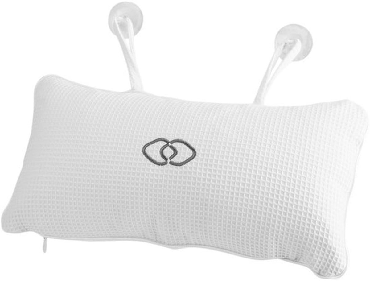 Antislip Badkuip Spa Pad, Badkussen met Zuignappen voor Hoofd en Nek Ondersteuning