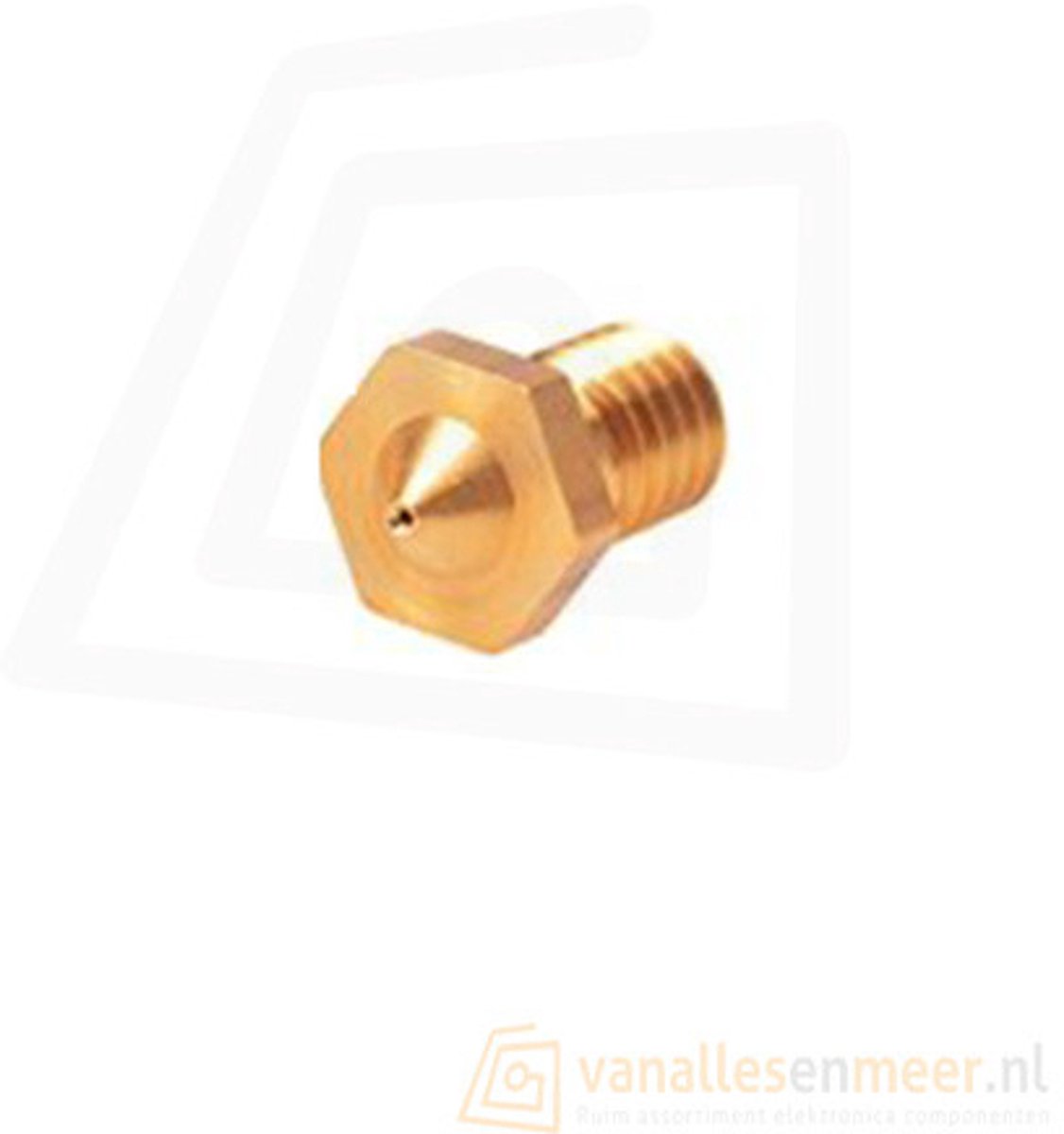 Nozzle Extruder 0,2mm 1,75mm filament 3d-printer 2-Stuks