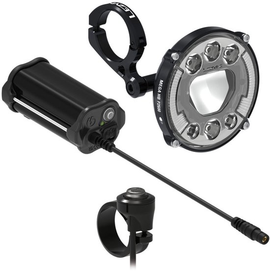 Lezyne Mega HB StVZO Koplamp - 500 Lumen - USB Oplaadbare Fietsverlichting - LED fietslamp Voorlicht - Voorlamp Fiets - Zwart — afbeelding 2