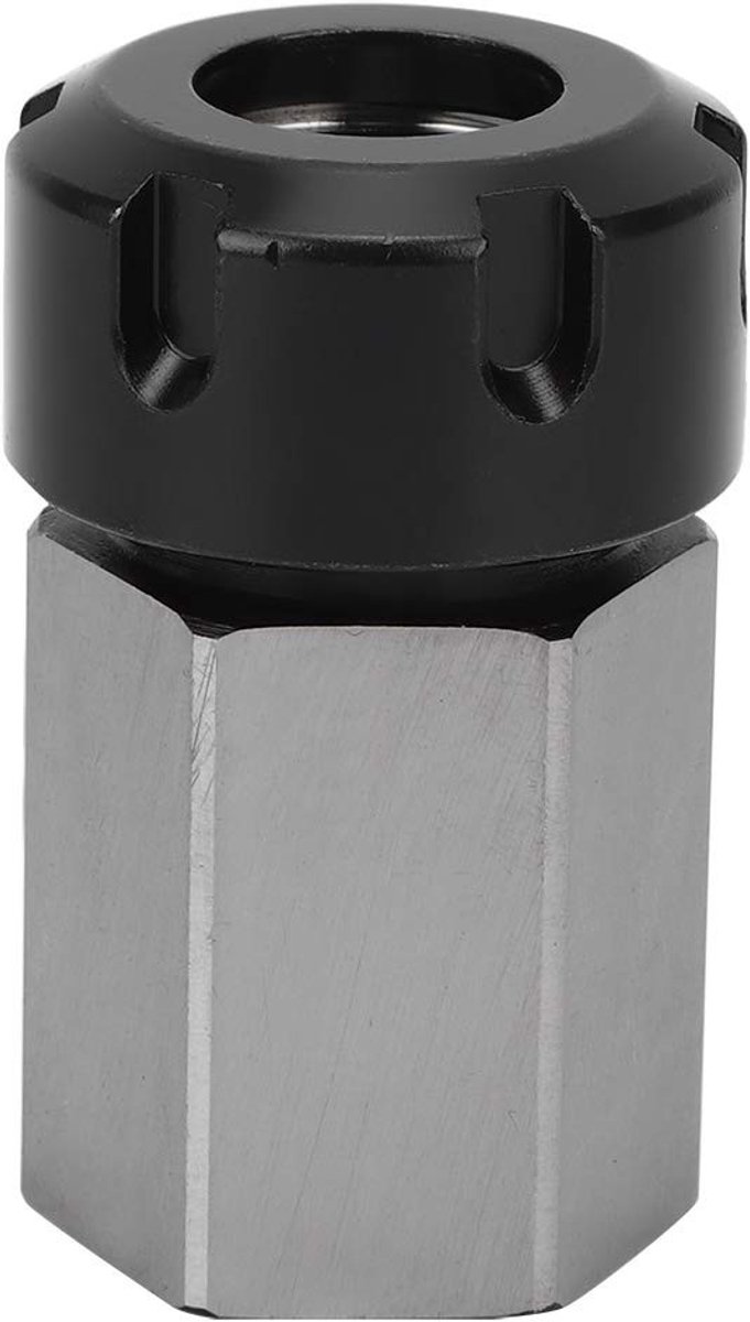 Dailygoods - ER Hex Spantanghouder - Hoge Precisie - Zilver Koolstofstaal - ER25 ER32 ER40 - Voor Draaibank en Gravure Snijmachine
