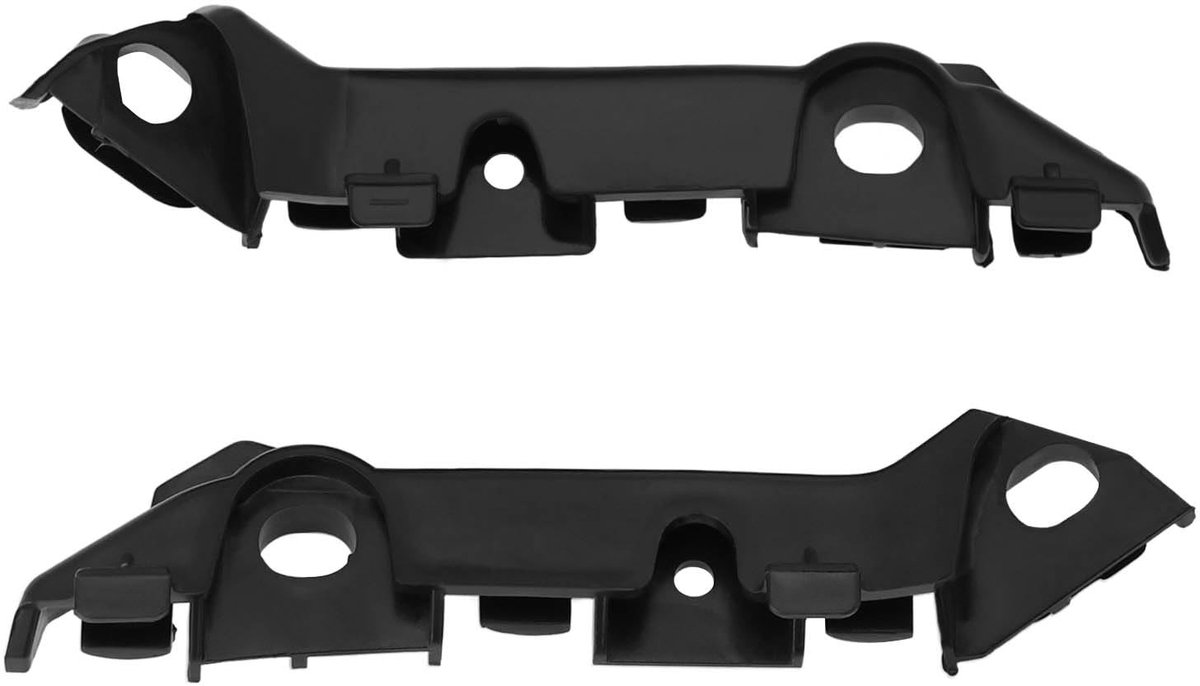 Dailygoods - Voorbumper Beugel - Vervangingsonderdeel - Zwart - Compatibel met Mercedes-Benz - 2x Set - Links en Rechts