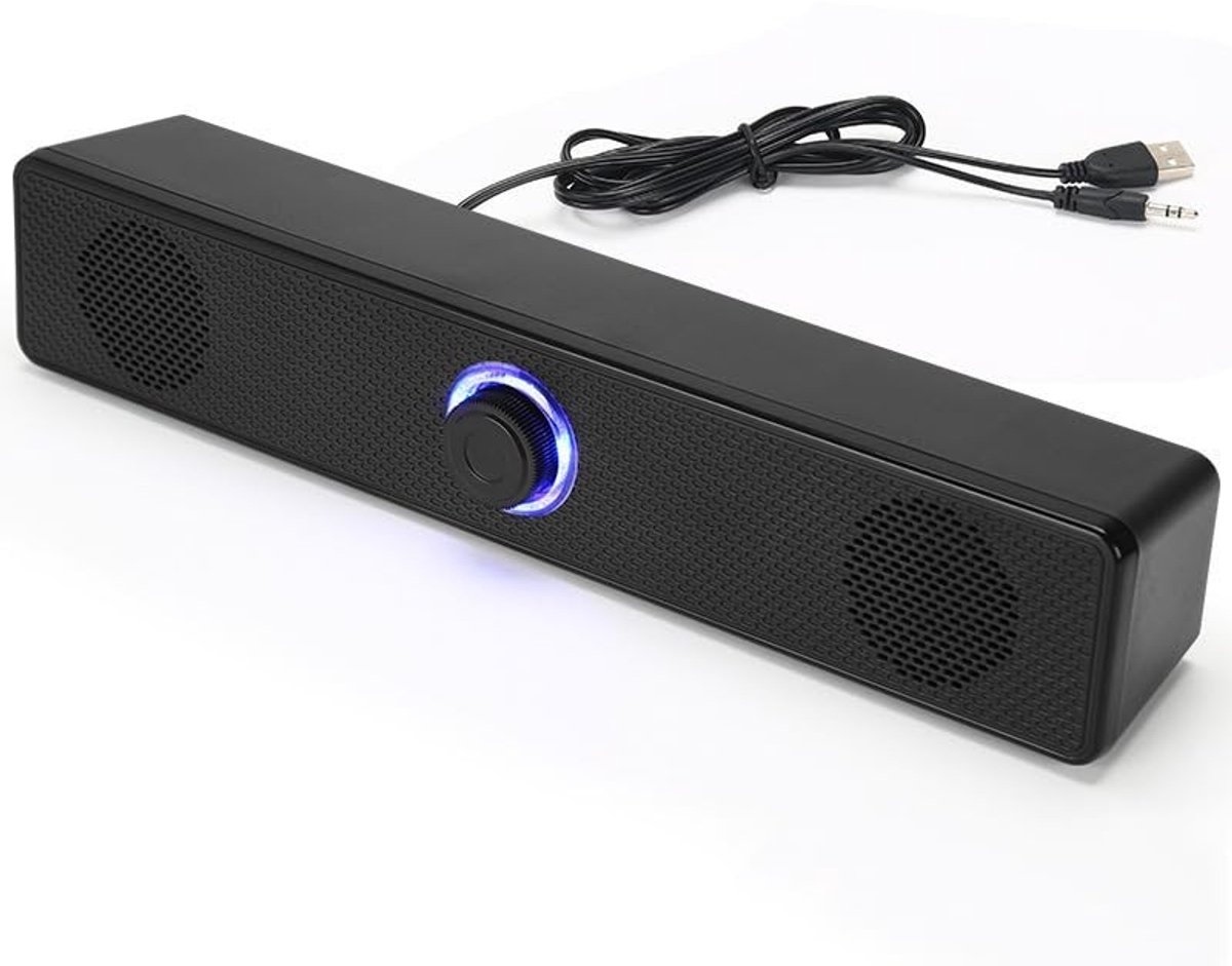 Dailygoods - USB-computerluidsprekers - Modern design - Geluidskwaliteit - Perfect voor laptop - Eenvoudige installatie